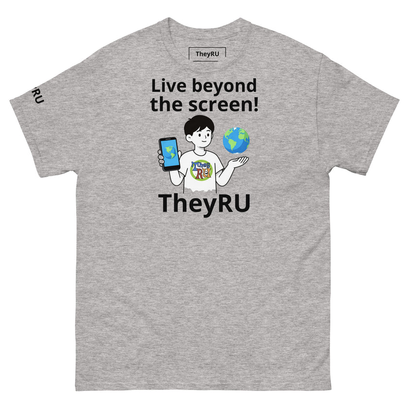 Live beyond the screen TheyRU logo