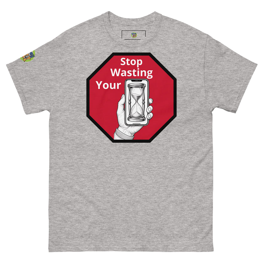 Hour glass Stop wasting your time t shirt