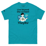 Live beyond the screen TheyRU logo