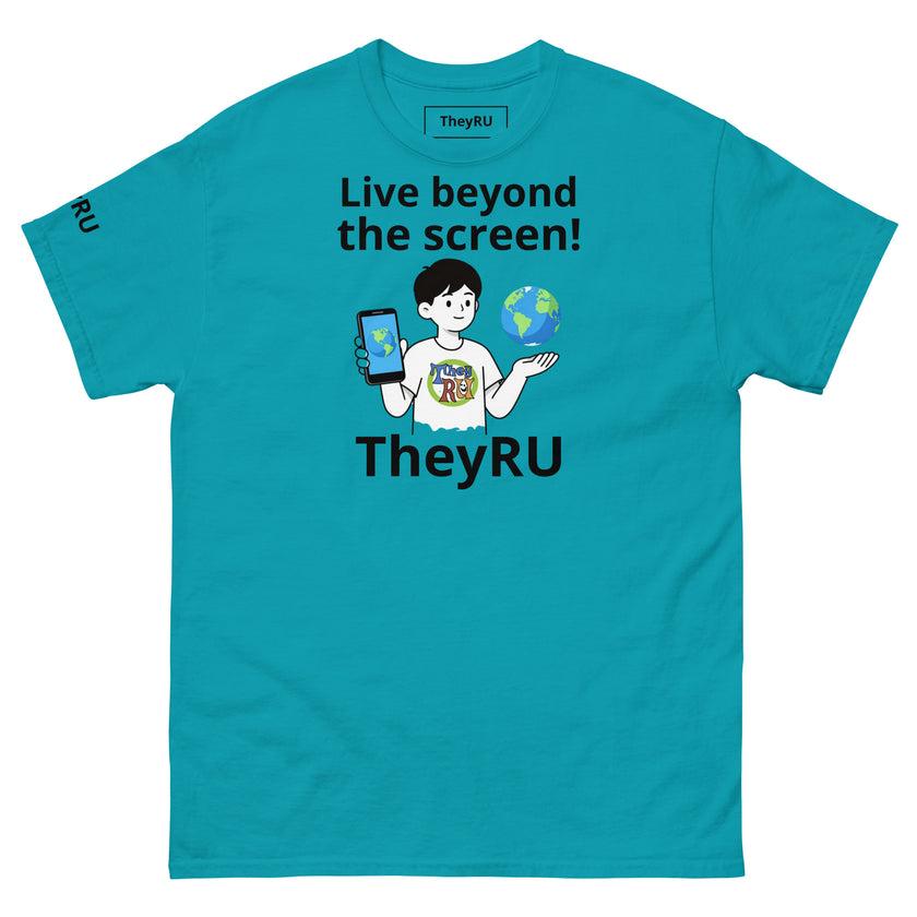 Live beyond the screen TheyRU logo