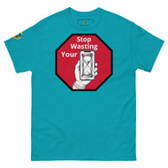 Hour glass Stop wasting your time t shirt