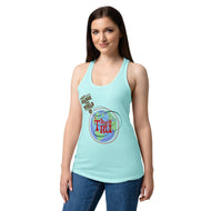 Women’s fitted racerback tank top