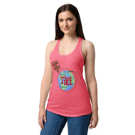 Women’s fitted racerback tank top
