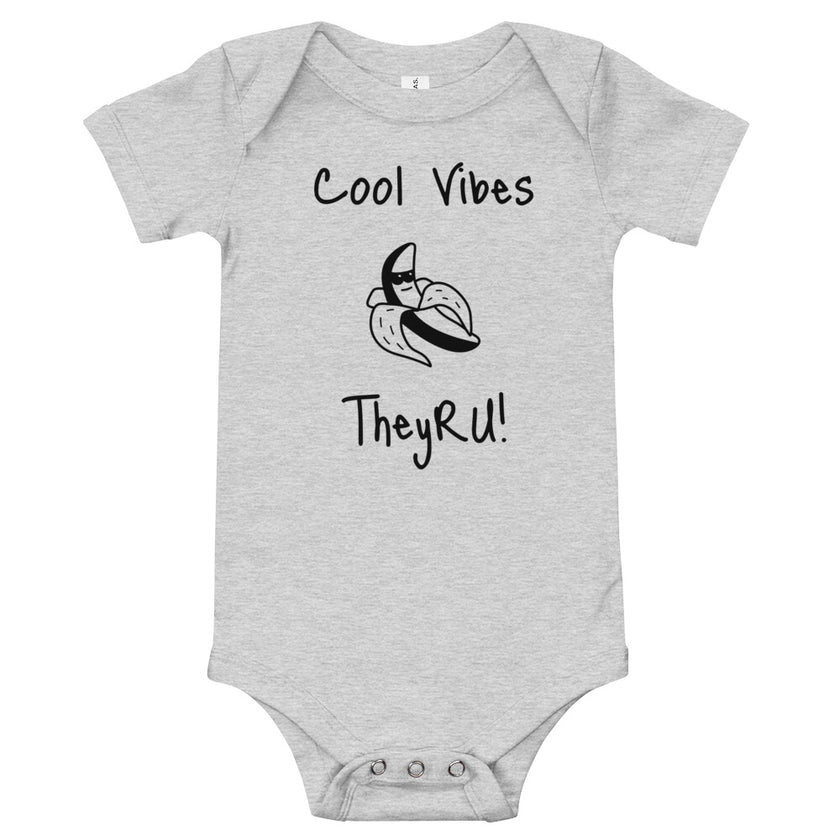 Cool Vibes Banana Graphic Baby short sleeve one piece