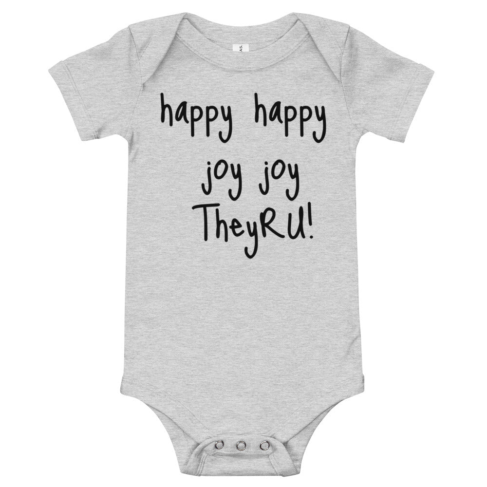 Happy Happy Joy Joy Baby short sleeve one piece