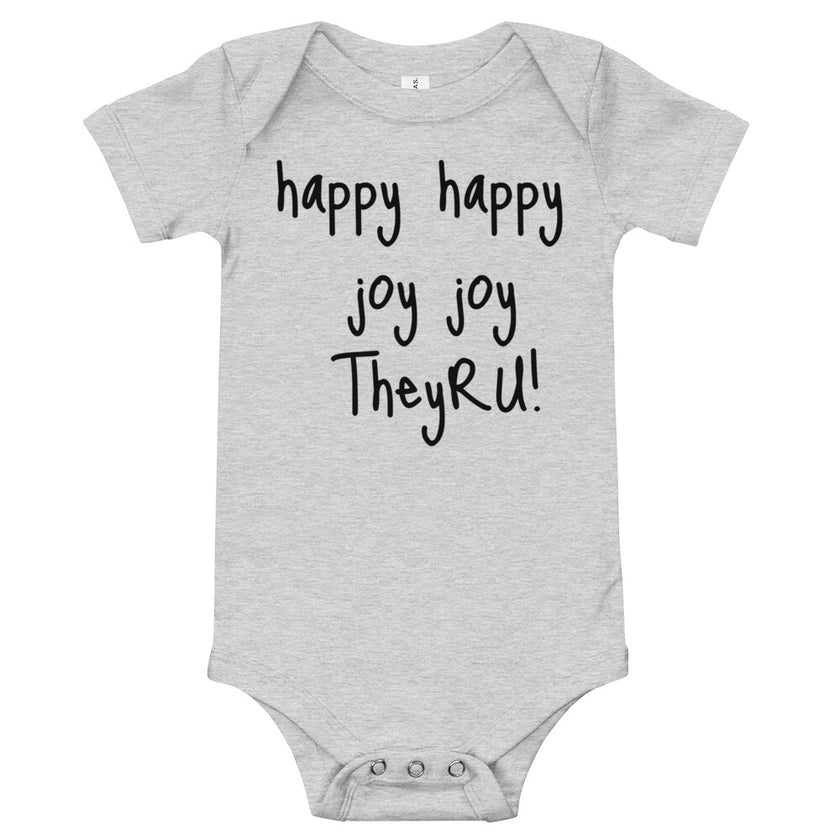 Happy Happy Joy Joy Baby short sleeve one piece