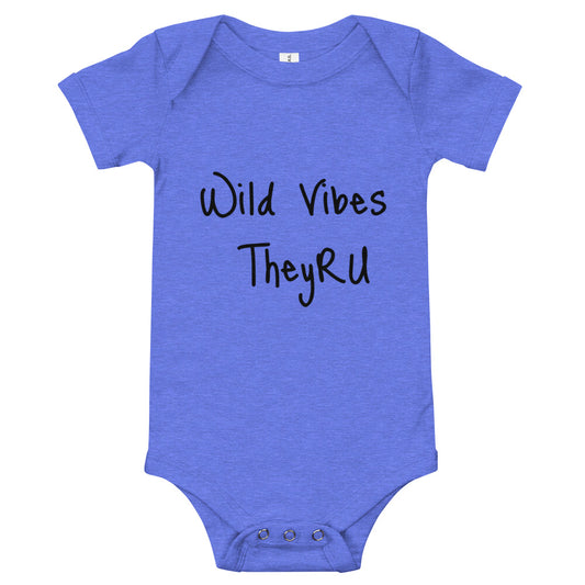 Wild Vibes Baby short sleeve one piece
