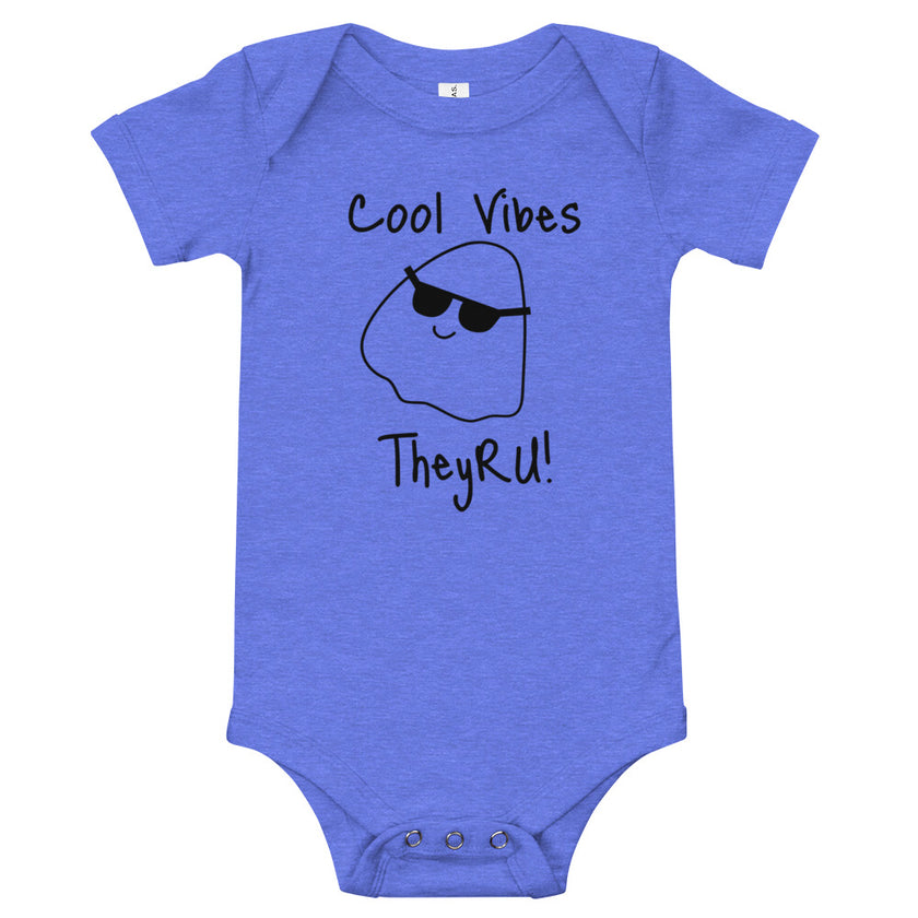 Cool Vibes Ghost Graphic Baby short sleeve one piece