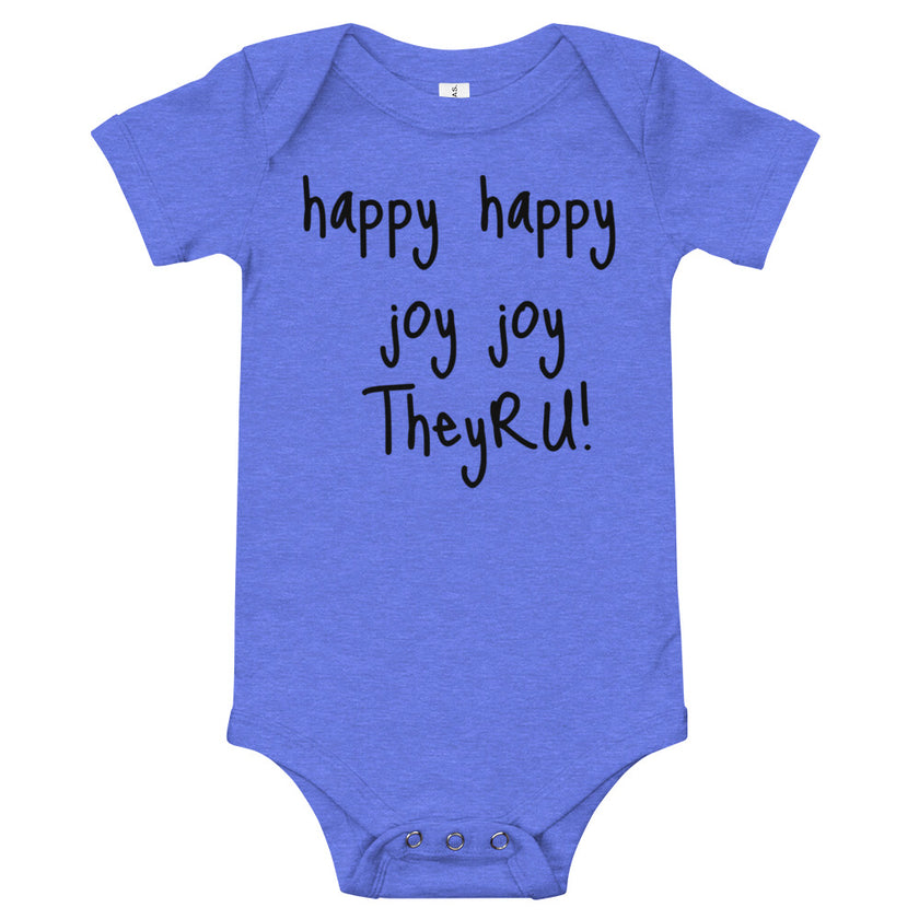 Happy Happy Joy Joy Baby short sleeve one piece