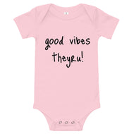 Good Vibes Baby short sleeve one piece
