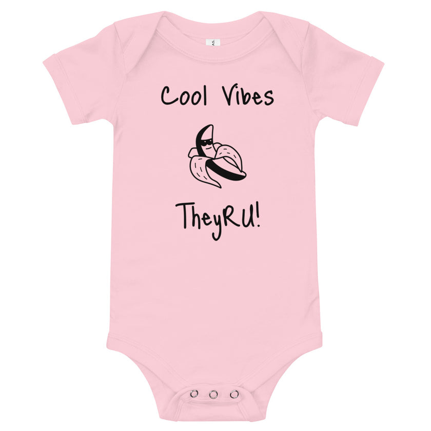Cool Vibes Banana Graphic Baby short sleeve one piece