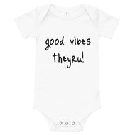Good Vibes Baby short sleeve one piece