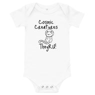 Cosmic Creatures Cat Graphic Baby short sleeve one piece