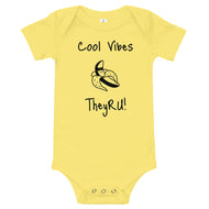 Cool Vibes Banana Graphic Baby short sleeve one piece
