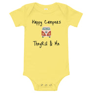 Happy Campers Van Graphic Baby short sleeve one piece
