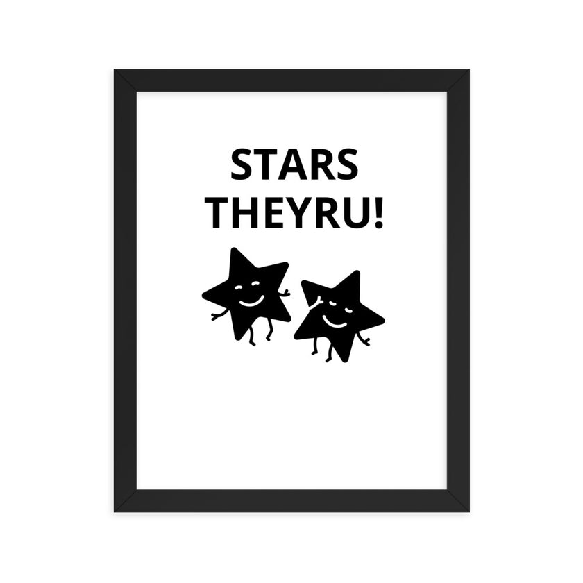 Stars Framed poster