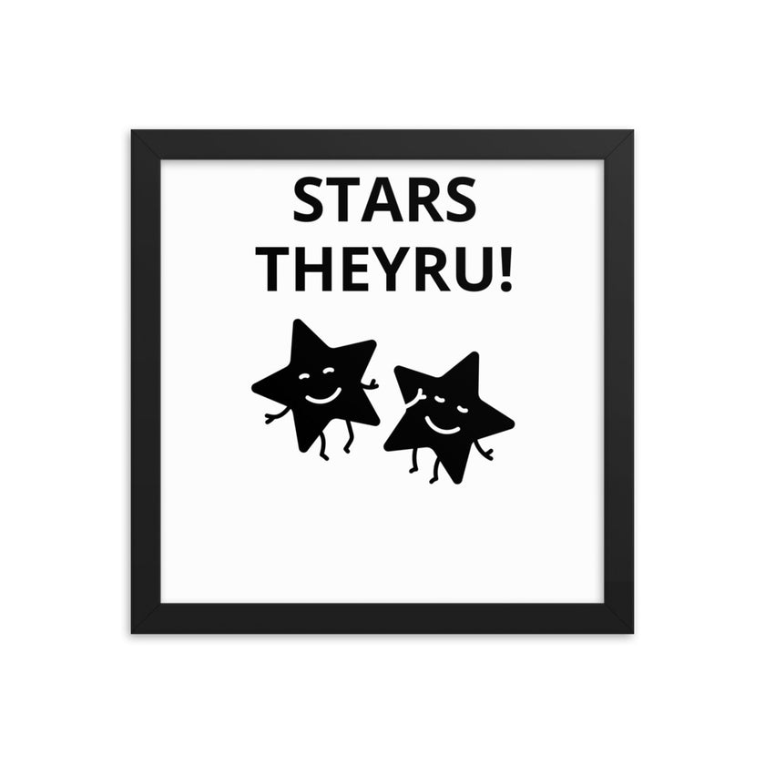 Stars Framed poster