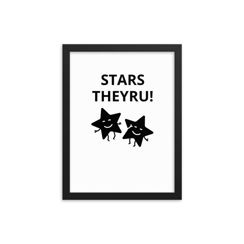 Stars Framed poster