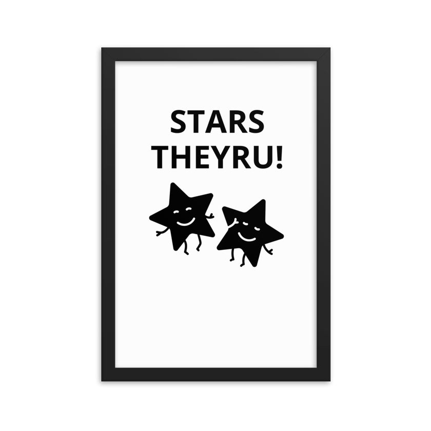 Stars Framed poster