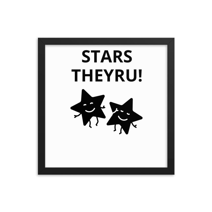 Stars Framed poster