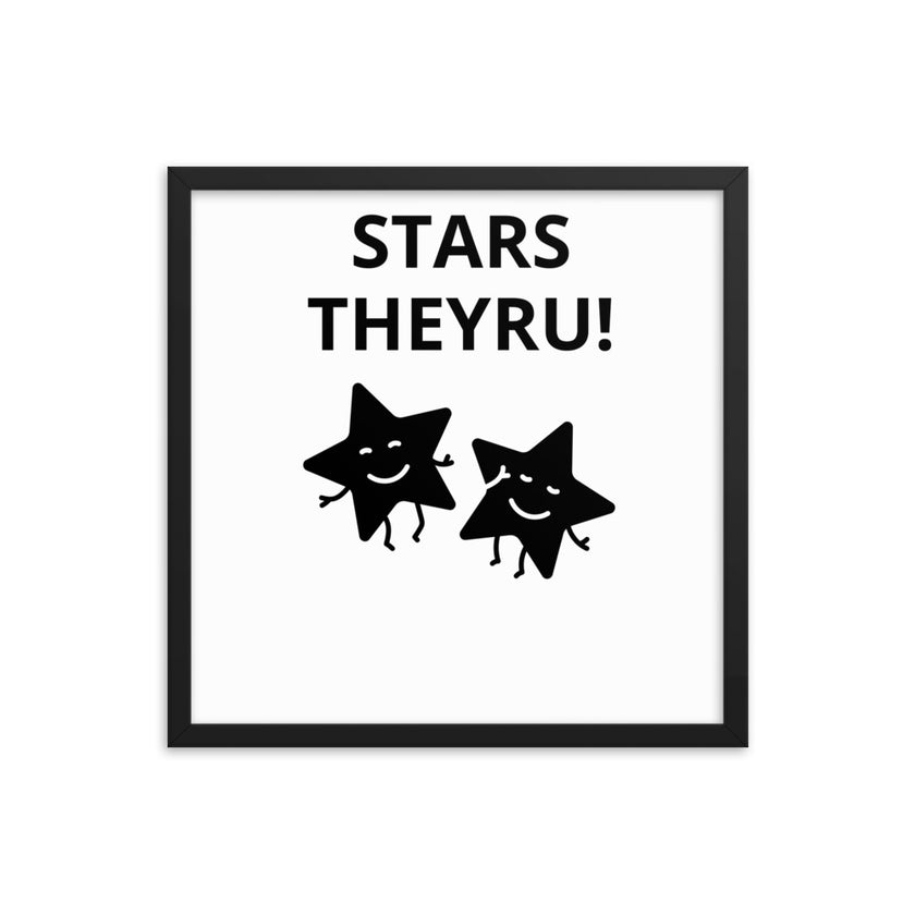 Stars Framed poster