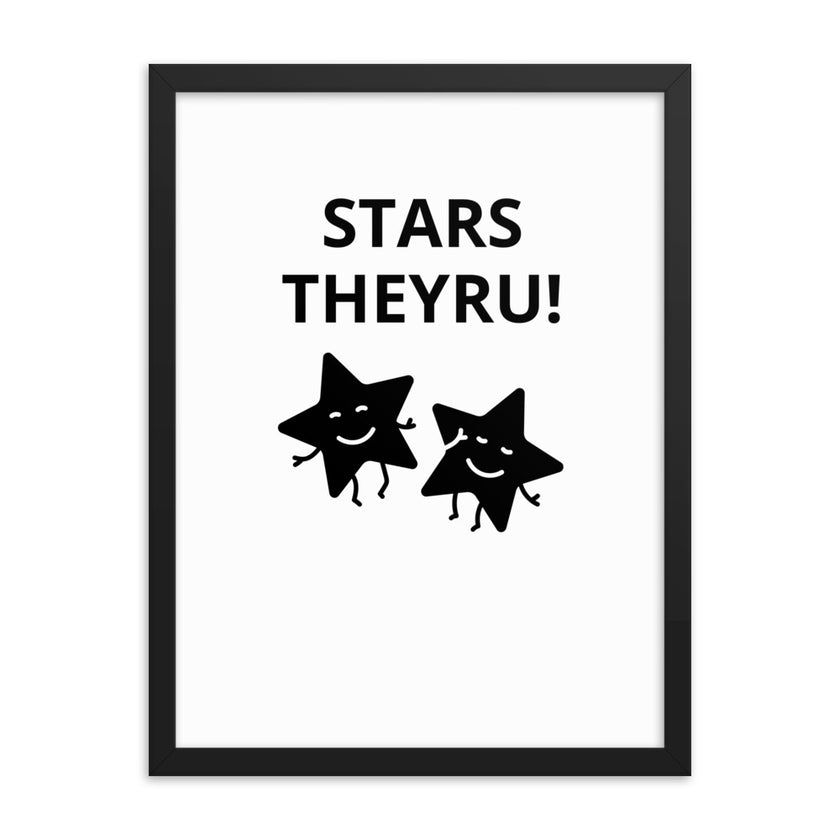 Stars Framed poster