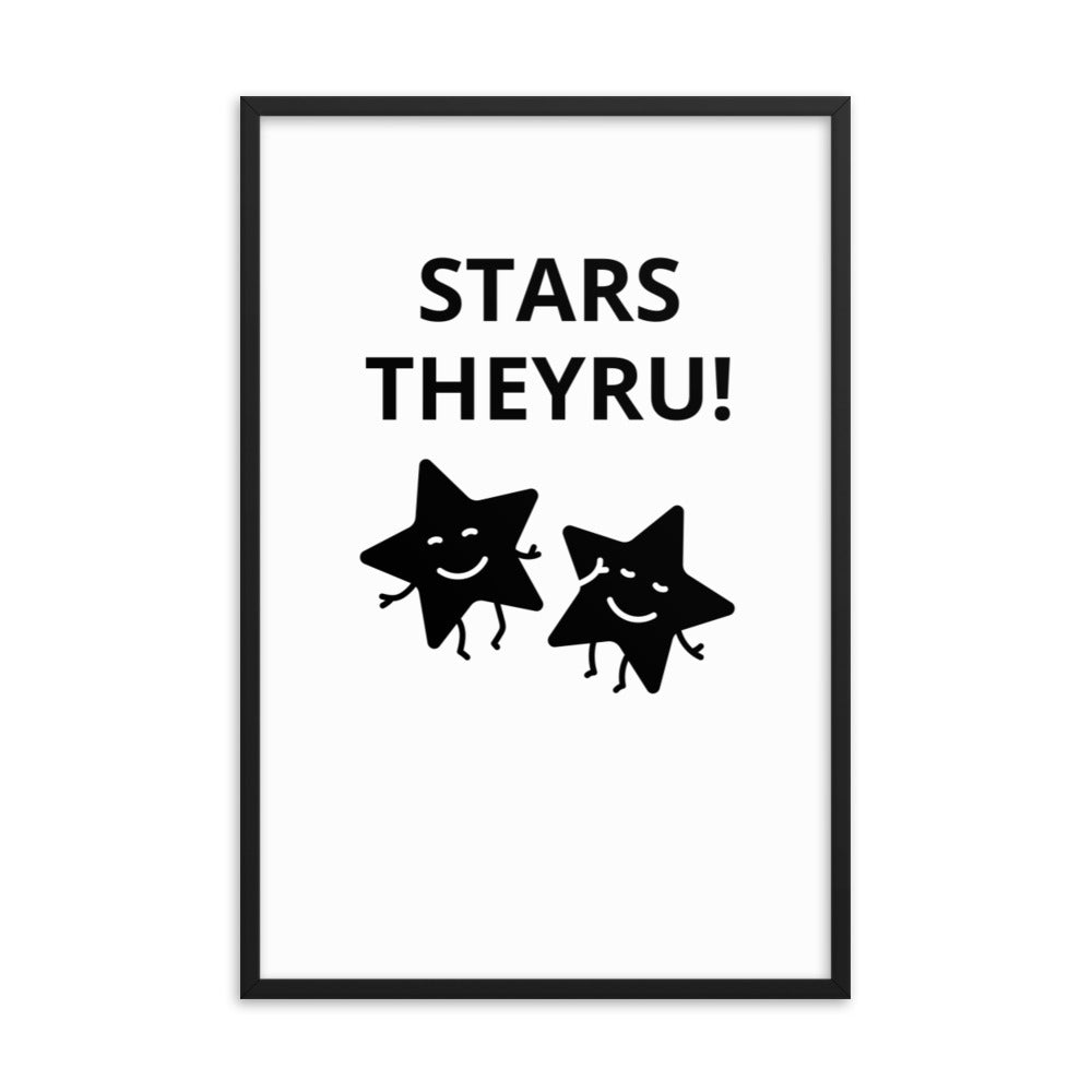 Stars Framed poster