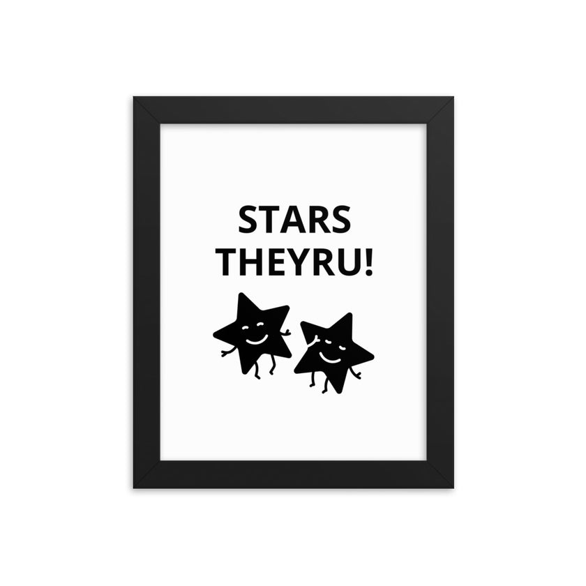 Stars Framed poster