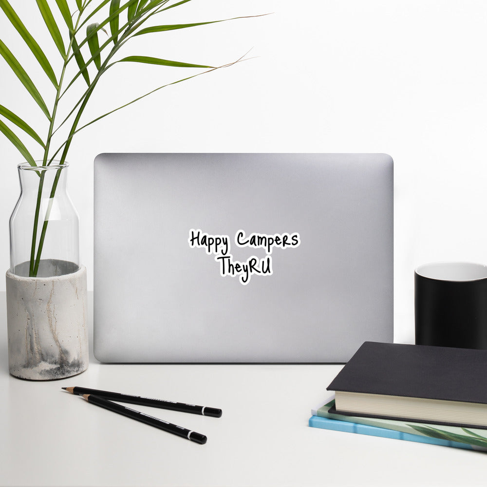 Happy Campers Bubble-free stickers