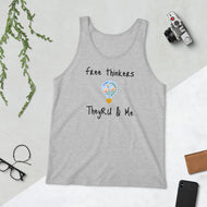 Free Thinkers Flowerbulb Graphic Unisex Tank Top