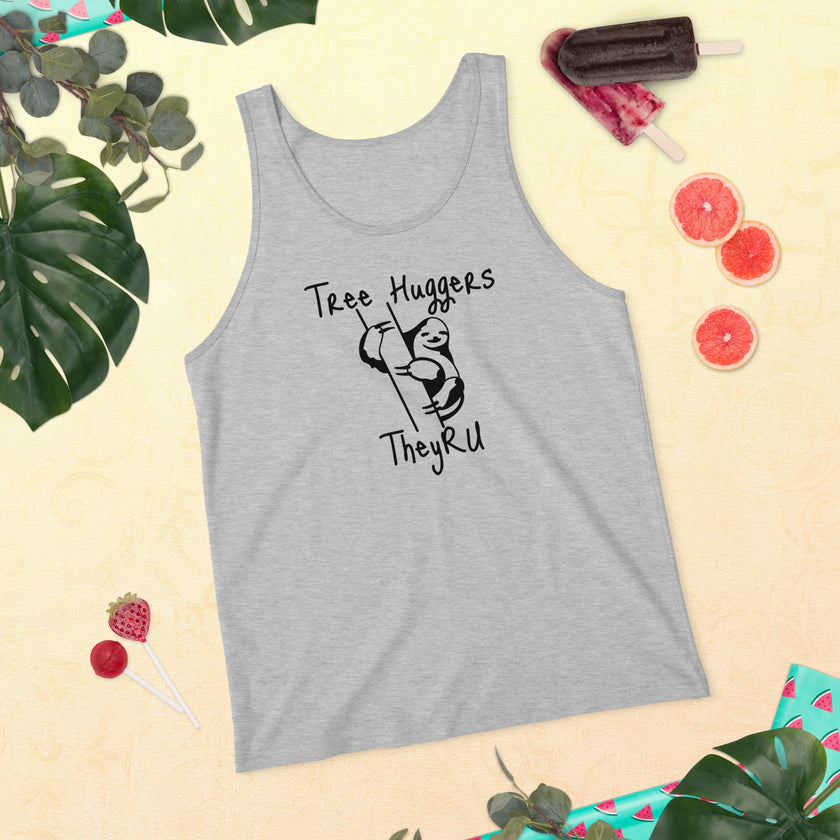 Tree Huggers Graphic Unisex Tank Top