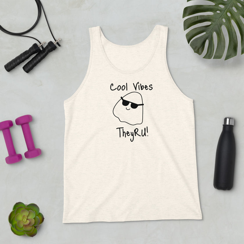 Cool Vibes Ghost Graphic Unisex Tank Top