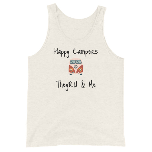 Happy Campers Van Graphic Unisex Tank Top