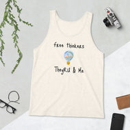 Free Thinkers Flowerbulb Graphic Unisex Tank Top