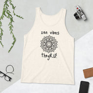 Zen Vibes Mandala Graphic Unisex Tank Top