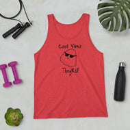 Cool Vibes Ghost Graphic Unisex Tank Top