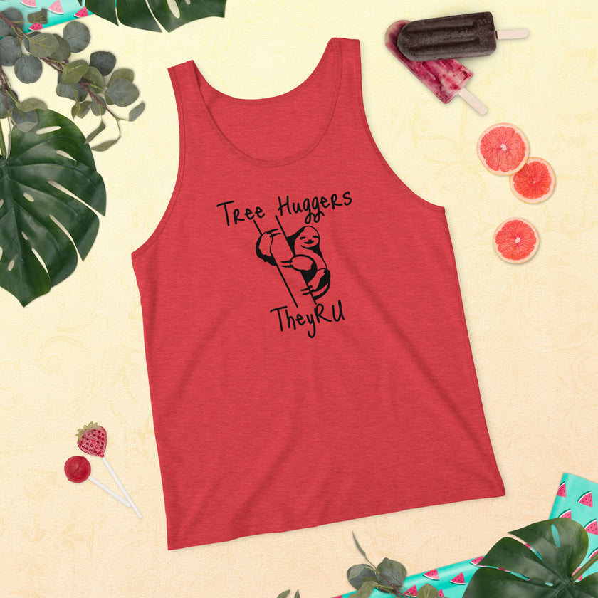 Tree Huggers Graphic Unisex Tank Top