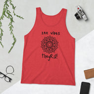 Zen Vibes Mandala Graphic Unisex Tank Top