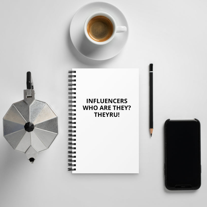 Influencers Spiral notebook