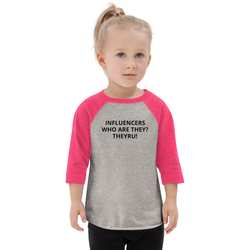 Influencers Toddler baseball shirt