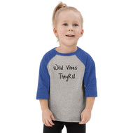 Wild Vibes Toddler baseball shirt