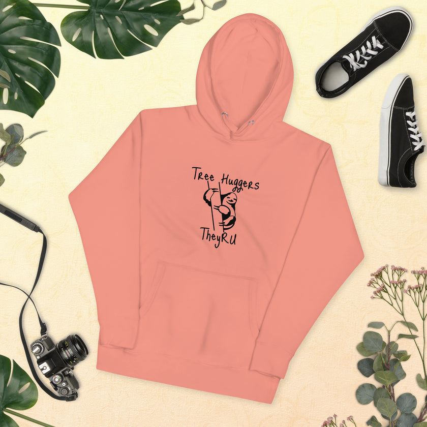 Tree Huggers Graphic Unisex Hoodie