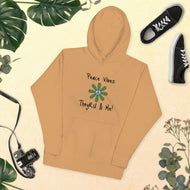 Peace Vibes Graphic Unisex Hoodie