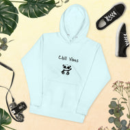 Chill Vibes Panda Graphic Unisex Hoodie