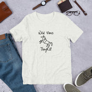 Wild Vibes Horse Graphic Unisex t-shirt