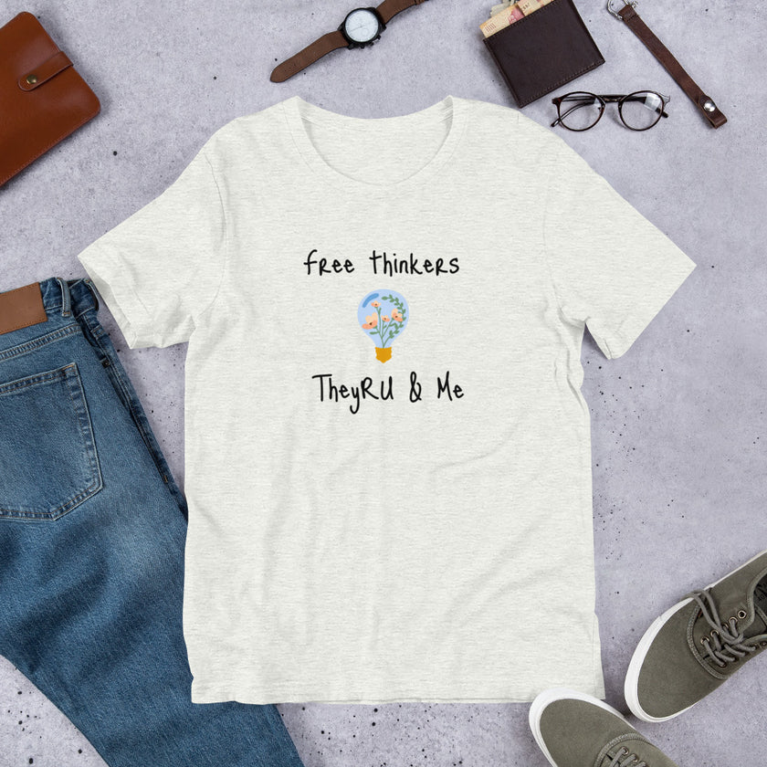 Free Thinkers Flowerbulb Graphic Unisex t-shirt