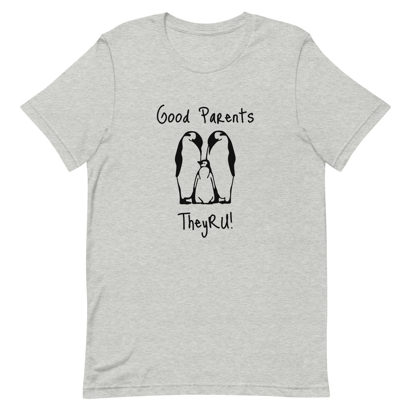 Good Parents Penguin Graphic Unisex t-shirt