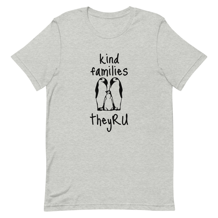 Kind Families Penguin Graphic Unisex t-shirt