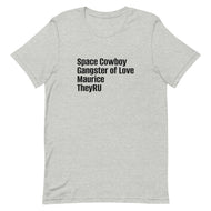 Space Cowboy Gangster Maurice Unisex t-shirt