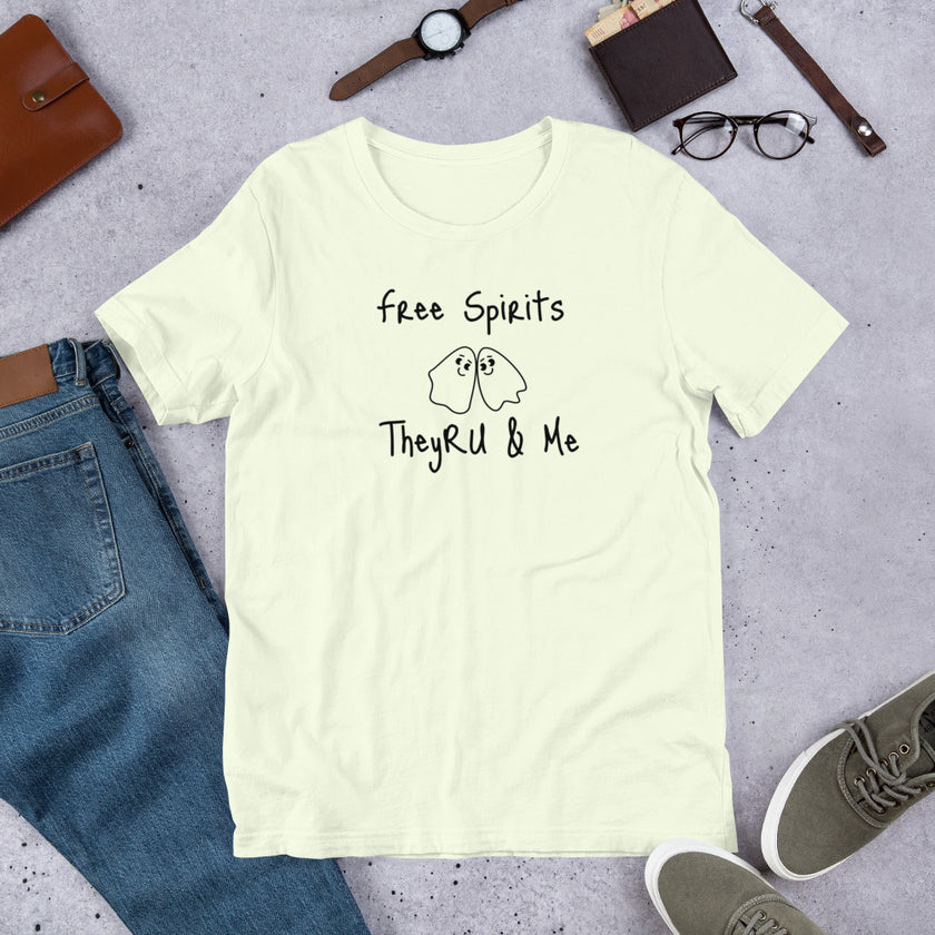 Free Spirits Ghost Graphic Unisex t-shirt